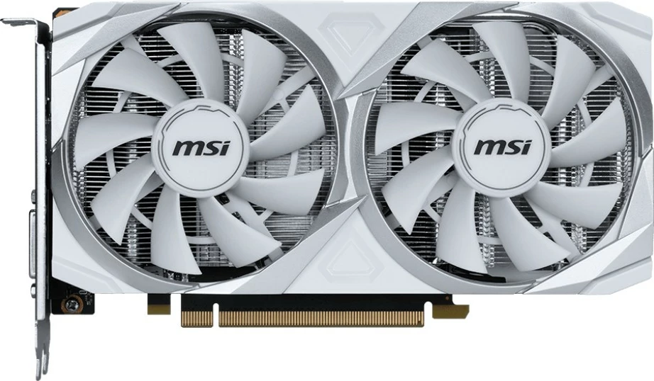 Grafična kartica MSI GeForce RTX 3050 8GB Ventus 2X XS OC, bela