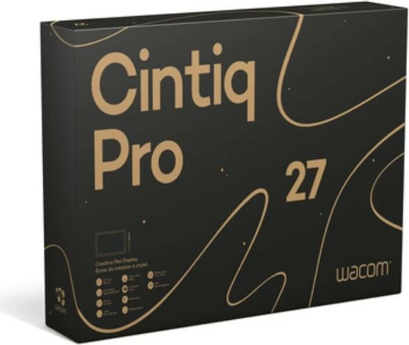 Grafična tablica Cintiq Pro 27 Wacom, Pen, 26,9", 4K UHD, IPS, črna