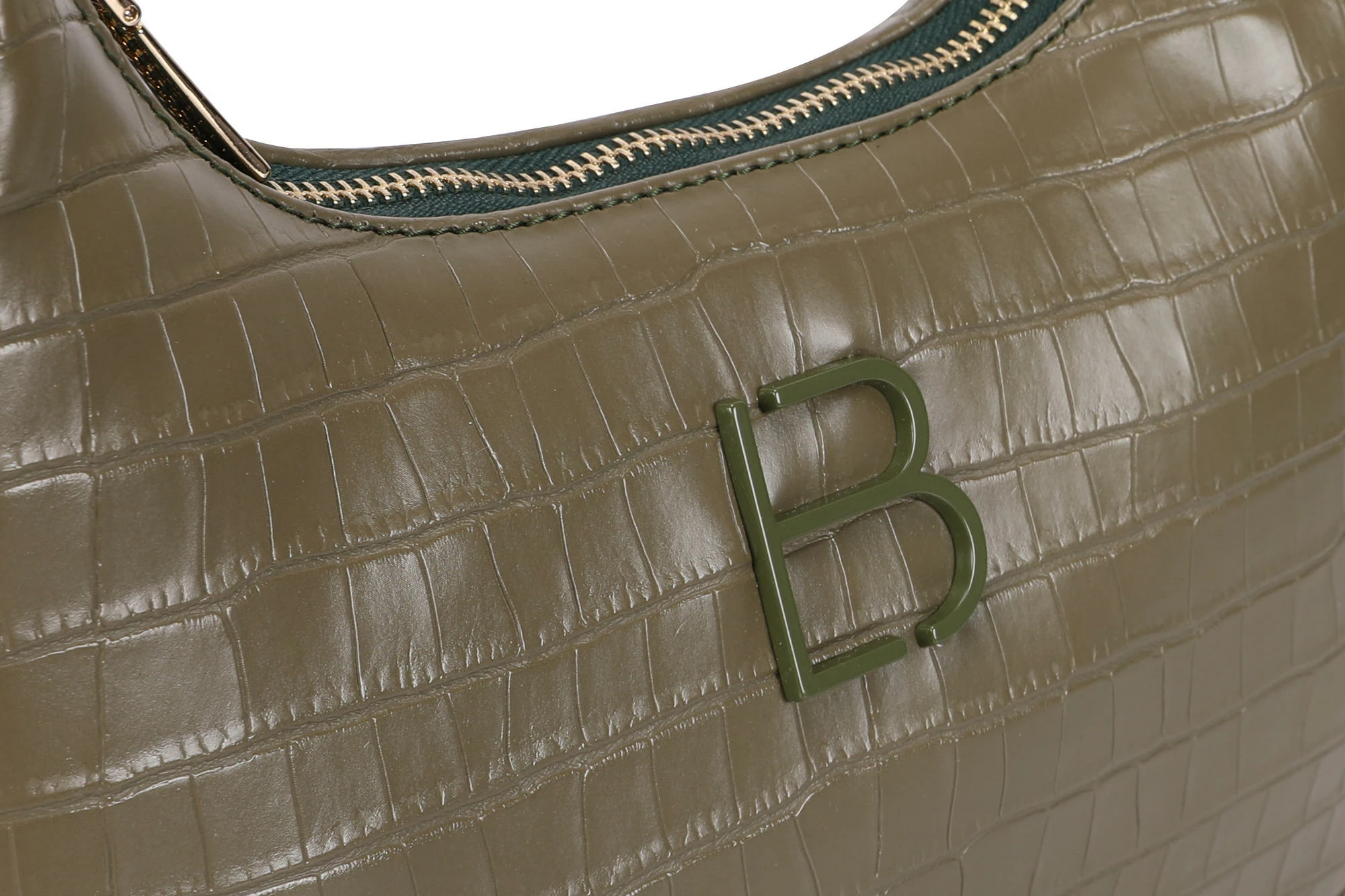 Torba za čez ramo, zelena, Croco Lucky Bees, 265