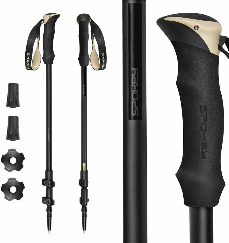 Trekking palice za moške/ženske, Spokey, črne