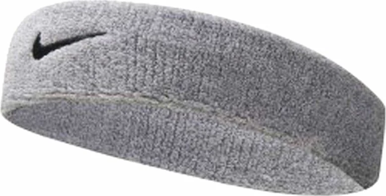 Športni trak za glavo Nike, unisex, siv