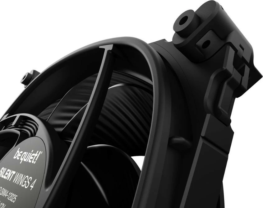 Ventilator za računalniško ohišje be quiet! Silent Wings 4 120 mm PWM H-S, BL094, črn