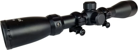 Optični daljnogled 3-9x40, 1" cev in nosilec, BEEMAN, črn