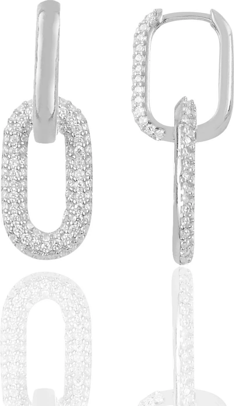 Viseči uhani iz srebra Jumeon, SGTL12113, srebrni