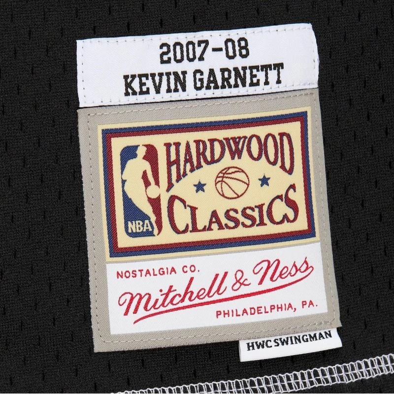 Dres Mitchell & Ness NBA Celtics 2007 Kevin Garnett, črn