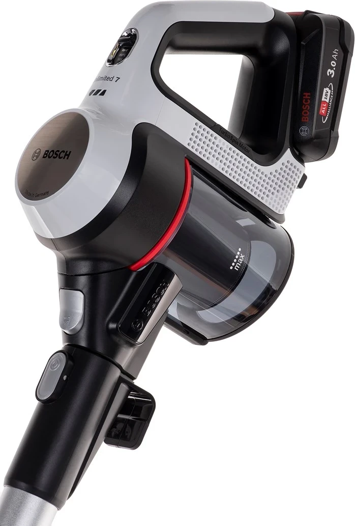 Brezžični sesalnik, 18 V, 0.3 L, črn in nerjaveče jeklo Bosch BBS711W