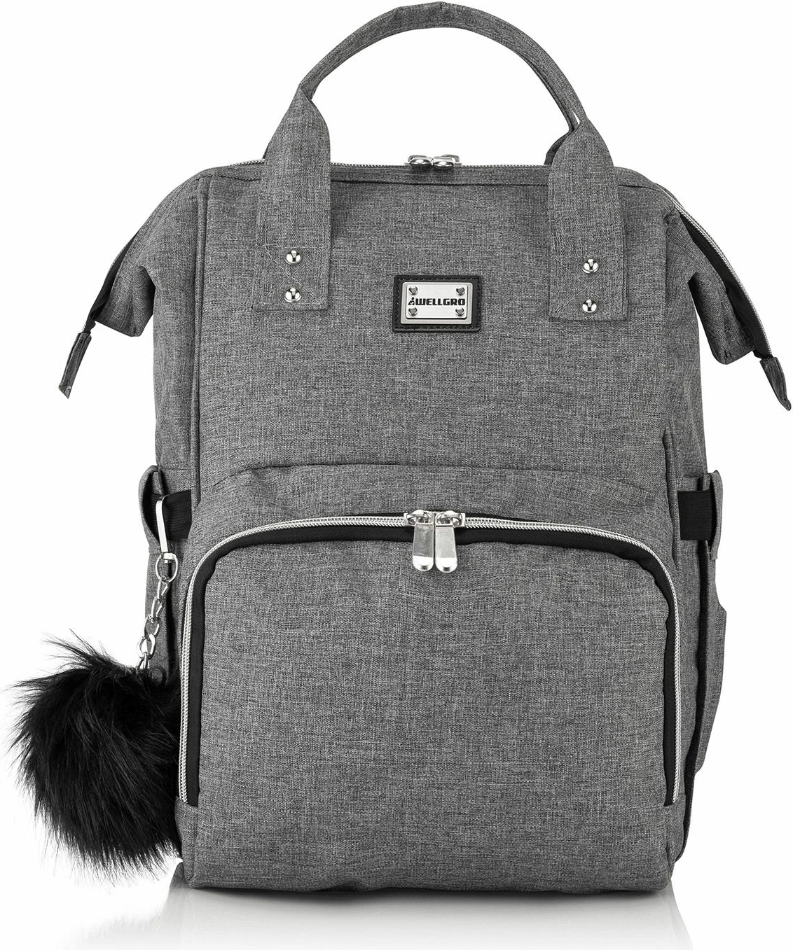 Torba za plenice Evila Originals, Anne Bebek, siva