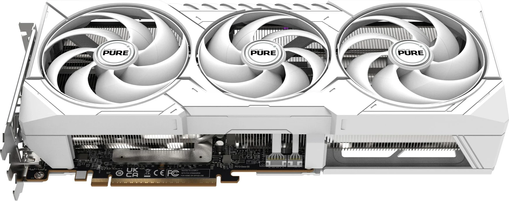 Grafična kartica Sapphire PURE Radeon RX 9070 XT, 16 GB GDDR6, bela