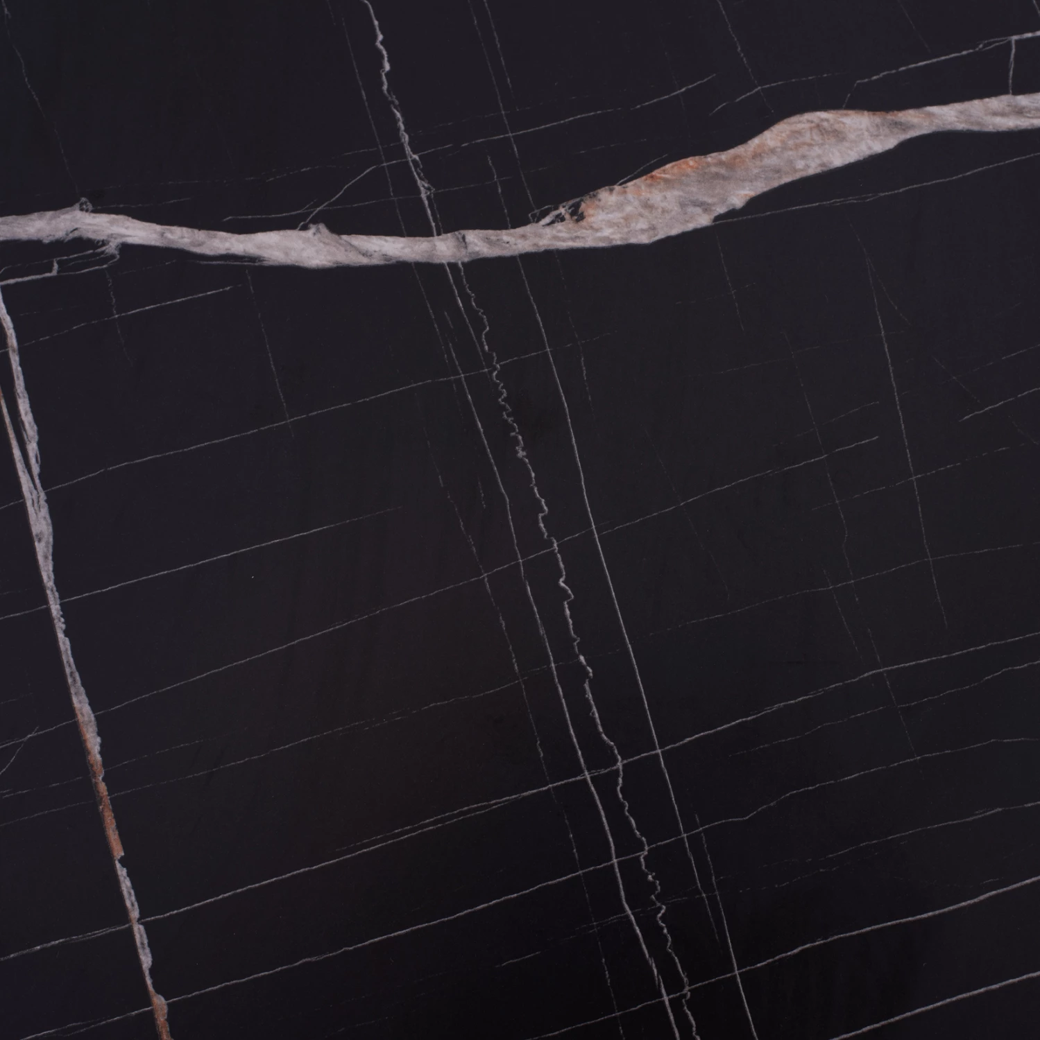 Namizna plošča iz Werzalita kvadratna črno marmorni videz 741 FH5229.13 60x60cm