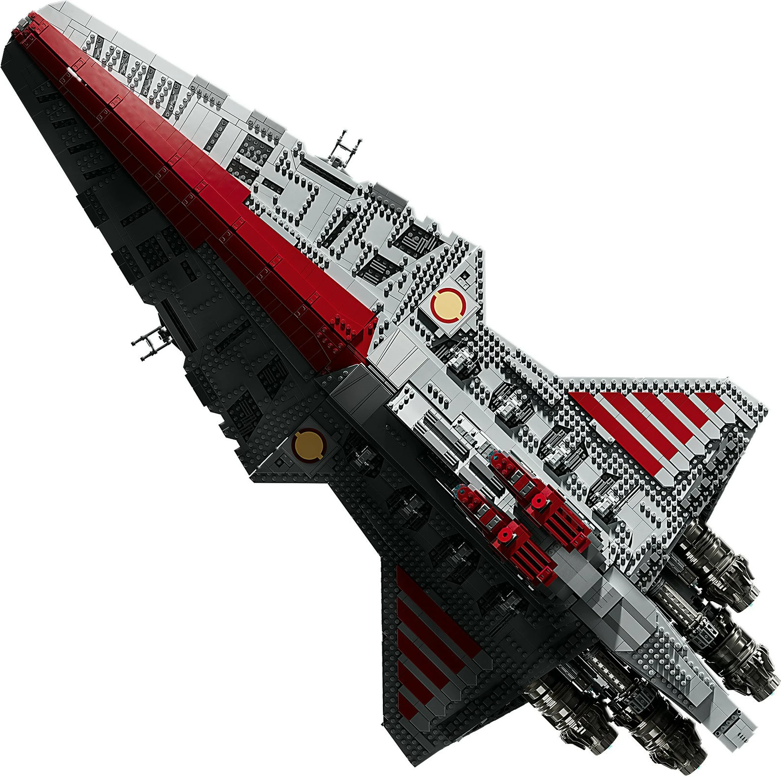Velik, podroben model Venator-Class Republic Attack Cruiser LEGO Star Wars, 5.374 delov, večbarven
