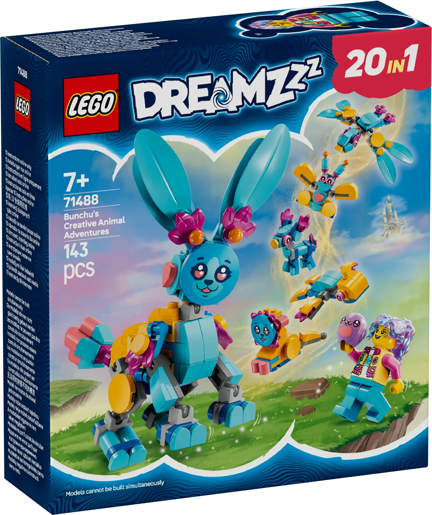 Set za sestavljanje LEGO DREAMZzz 71488, 143 kosa, večbarven