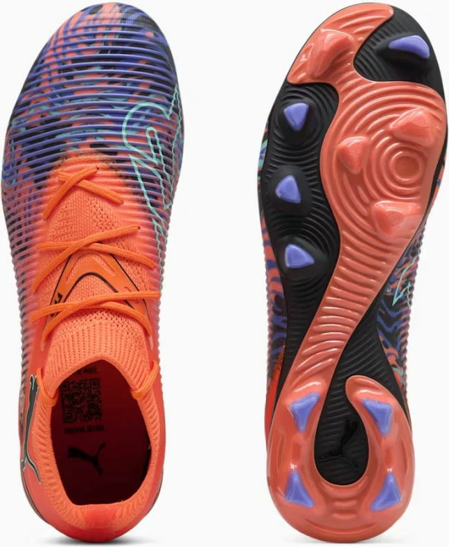 Fuzionalne nogometne superge, Puma Future 8 Match Creativity FG/AG, moške, oranžne