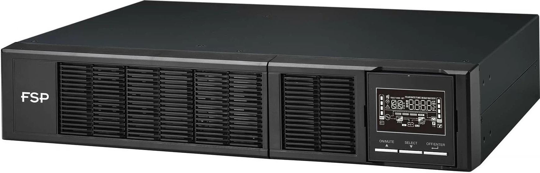 Dvojna konverzija (Online) UPS Clippers RT 3K, 3 kVA, 3000 W, sinus, 110 V, 300 V