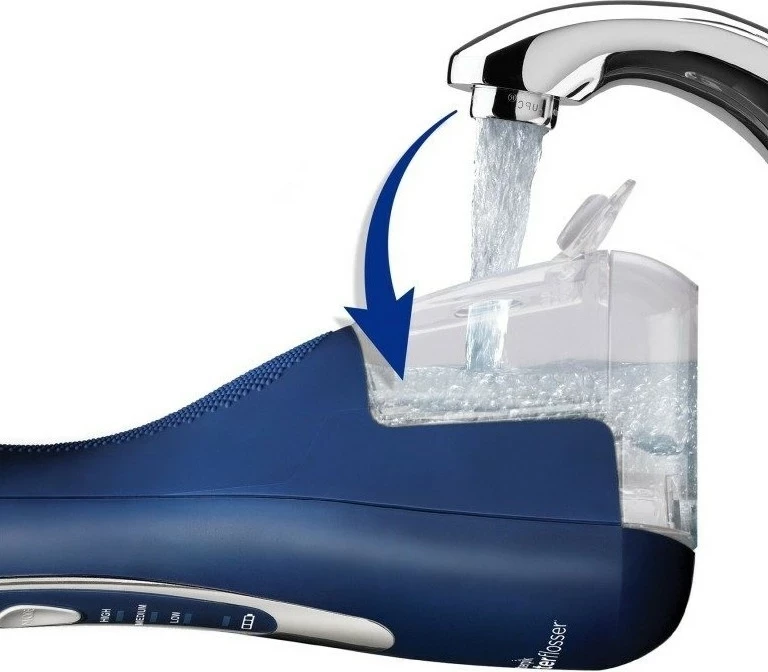 Irigator za zobe brezžični Waterpik WP-583, 207 ml, modre barve