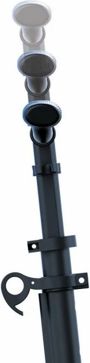 Udoben mestni skiro za moške, ženske in otroke, črn Globber