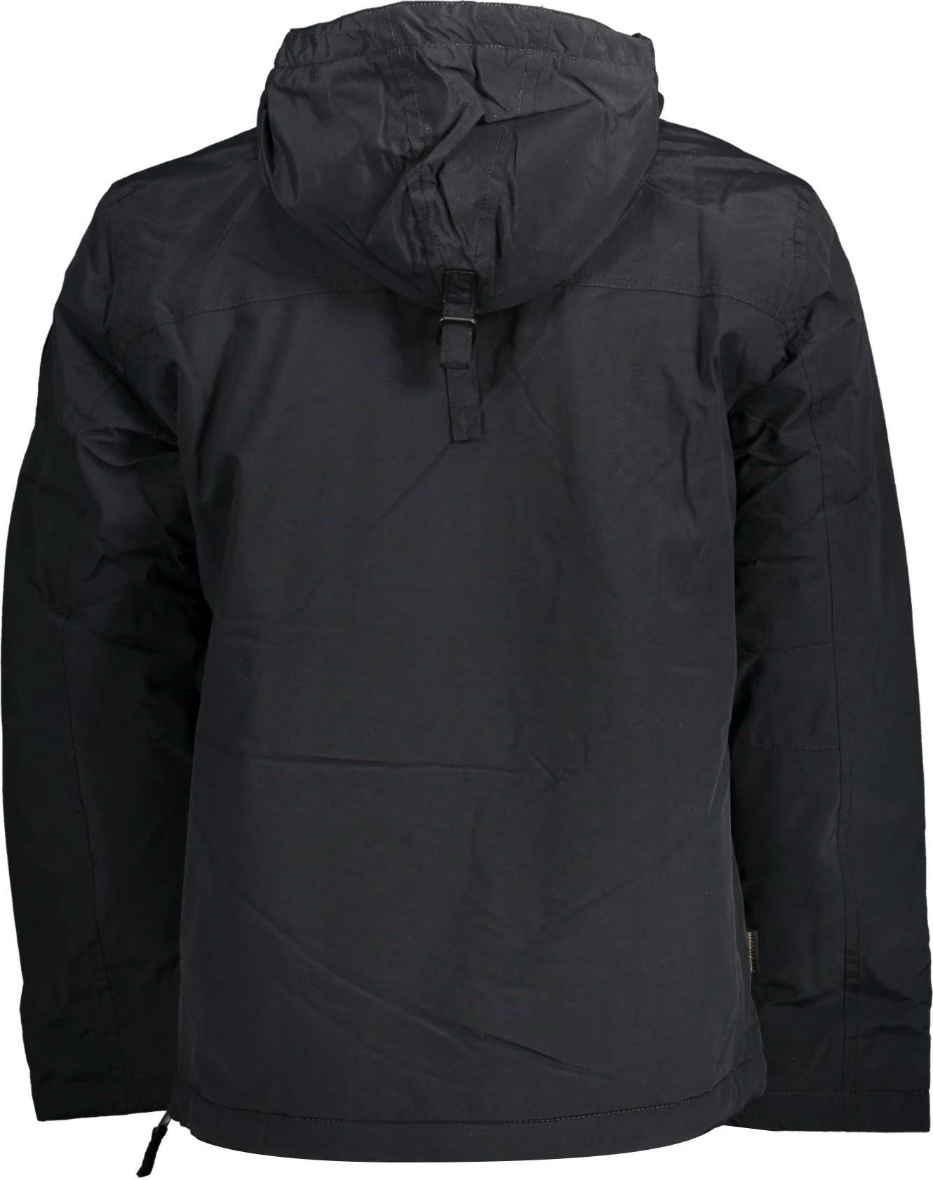 Dolga jakna z dolgimi rokavi in kapuco Napapijri Rainforest, črna