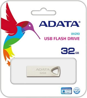 USB ključ Adata DashDrive UV210, 32 GB, USB 2.0, srebrn
