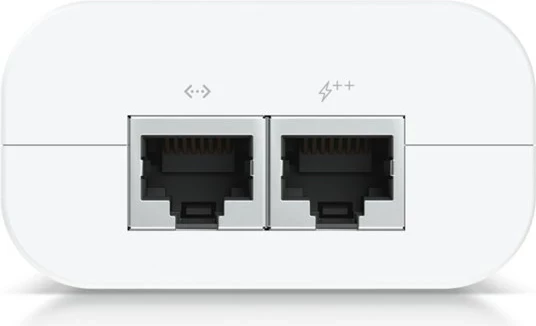 Napajalnik PoE Ubiquiti UISP U-PoE++, Gigabit Ethernet, 48 V, bel