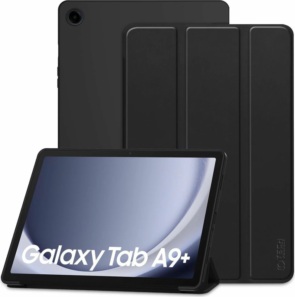 Ovitek za Samsung Galaxy Tab A9+ 11" Tech-Protect SmartCase X210/X215/X216, črn