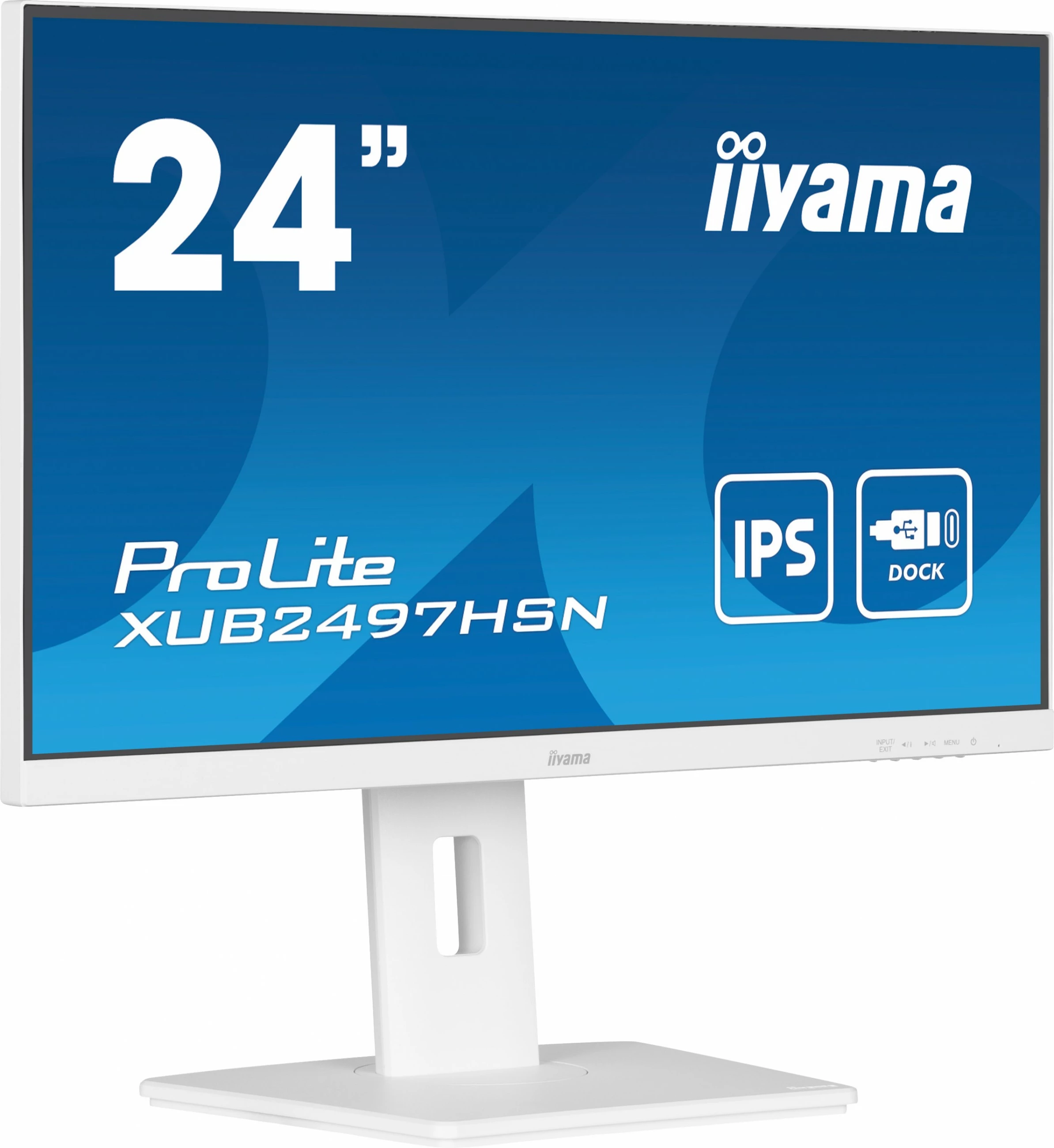 Monitor 23,8" Full HD LED, 1 ms, bel - iiyama ProLite XUB2497HSN-W2