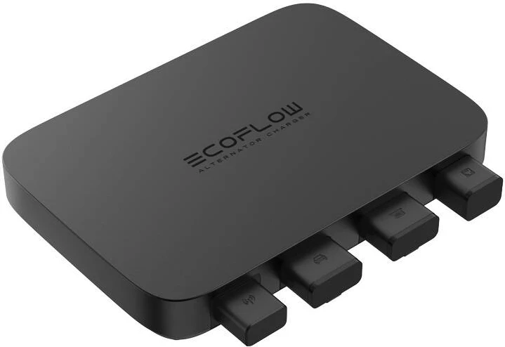 Polnilec alternatorja, EcoFlow model 5015501001, za avtomobile in avtodome (RV), 800 W, črn