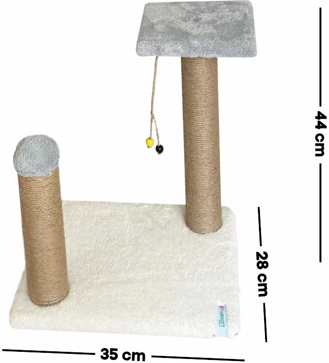 Deska za praskanje mačk Paws & Whiskers Else, siva