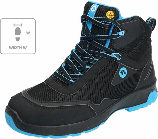 Pohodniške čevlje, Bata Industrials, visoki, črni