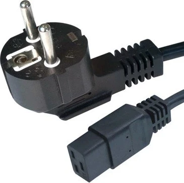 Napajalni kabel Gembird Schuko / IEC320 C19, 16A, 1,8 m, črn