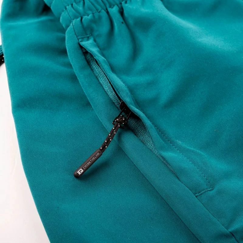 3/4 športne hlače za fante, IQ, modro-turkizne