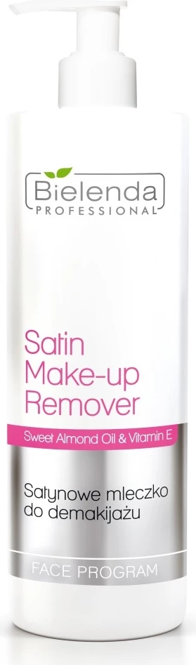 Odstranjevalec ličil Satin Milk za ženske, Bielenda Professional, 500 ml