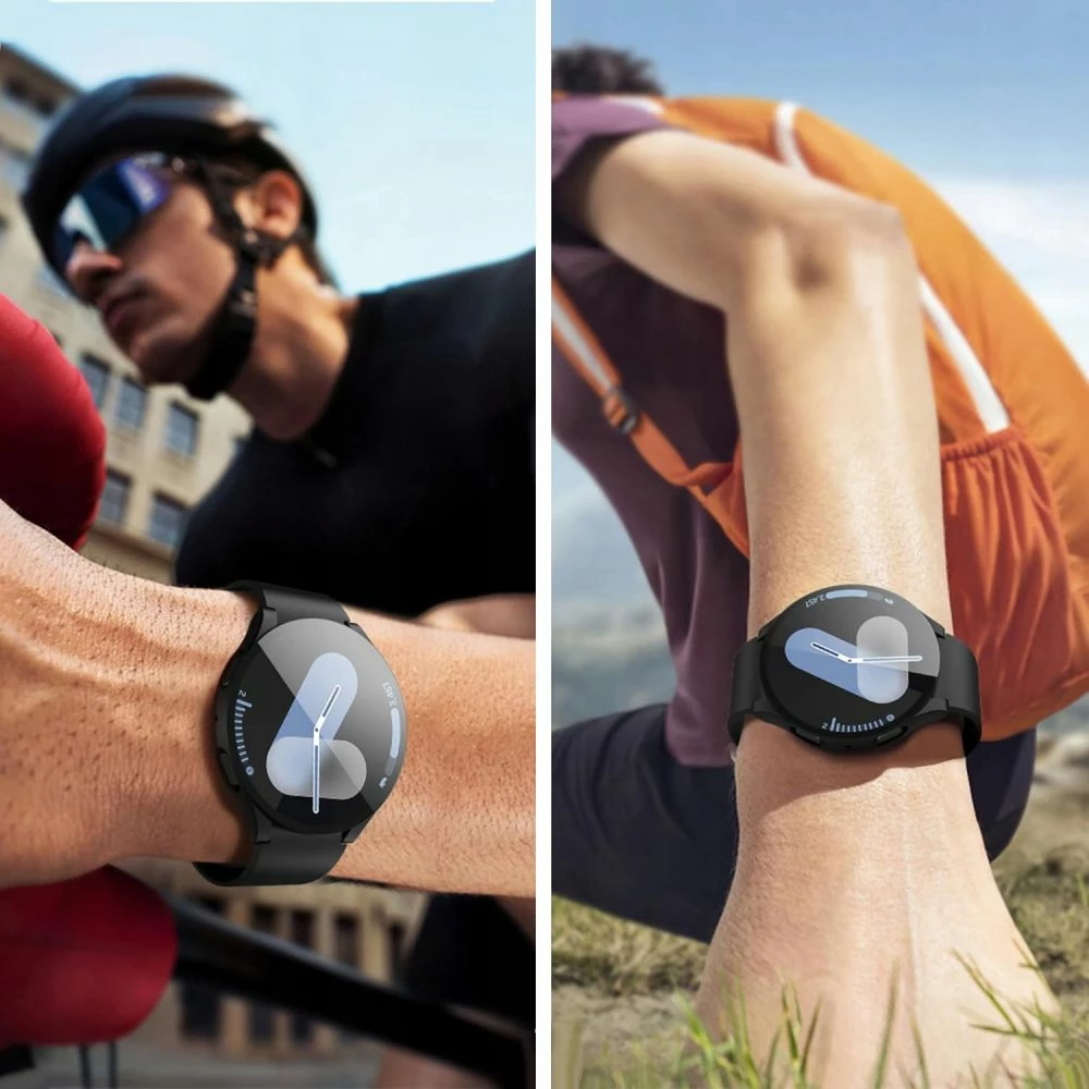 Zaščitni ovitek Tech-Protect Defense360 za Samsung Galaxy Watch 7 44 mm, črn