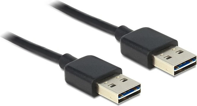 USB 2.0 kabel 2 m, USB A na USB A, črn — DeLOCK 85556
