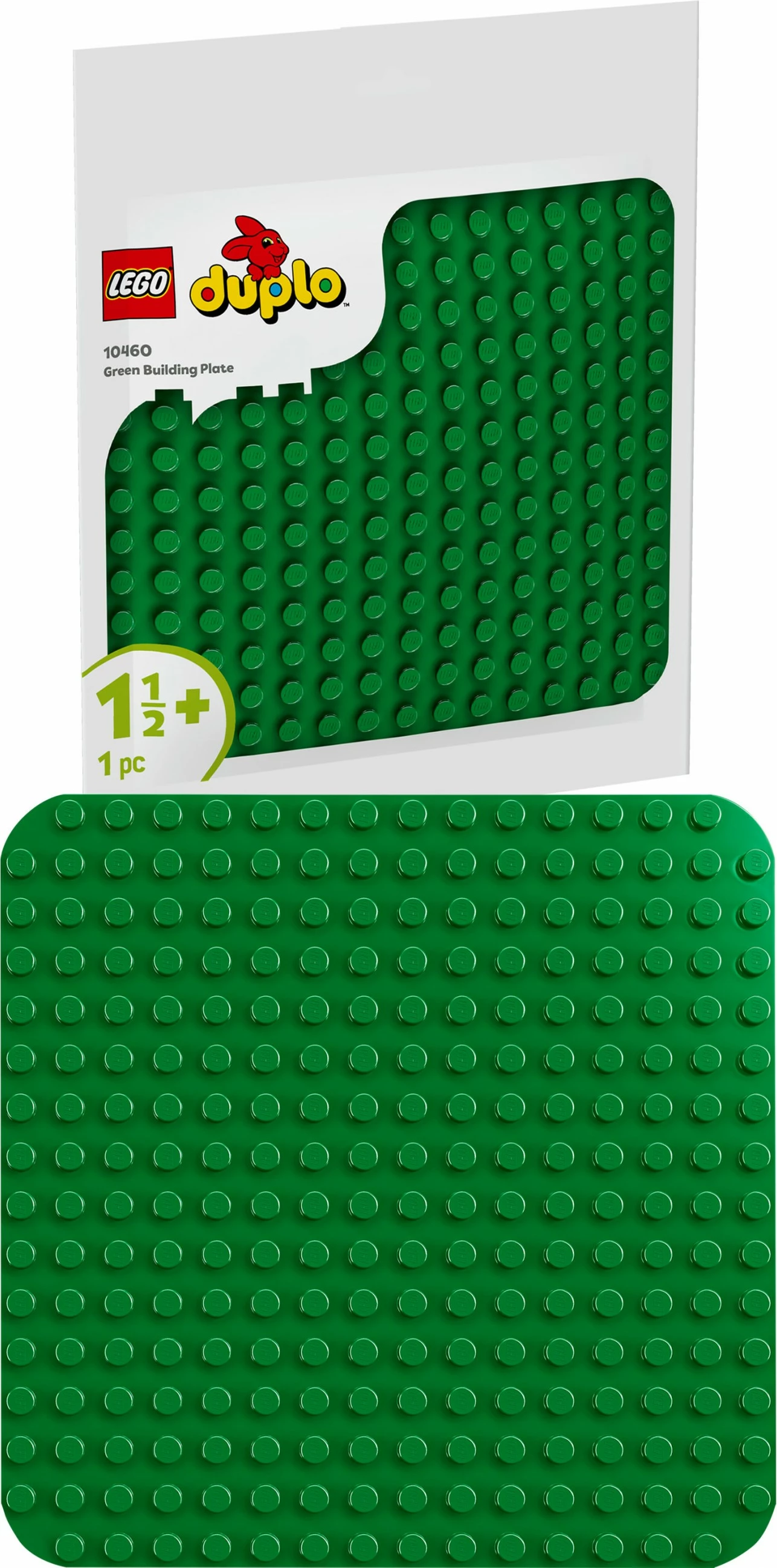 Gradbena plošča LEGO DUPLO 10460, 1 kos, zelena