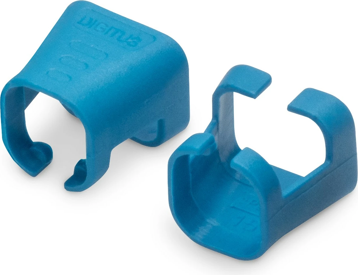 Barvni sponki za patch kable, Digitus, 100 kosov, PVC, za Cat5e/6, modri