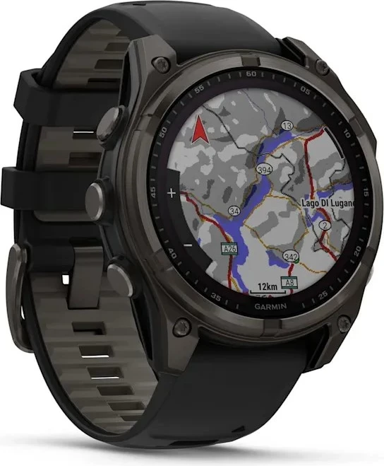 Pametna športna ura Garmin fenix 8, 51 mm, 32 GB, titan, črna