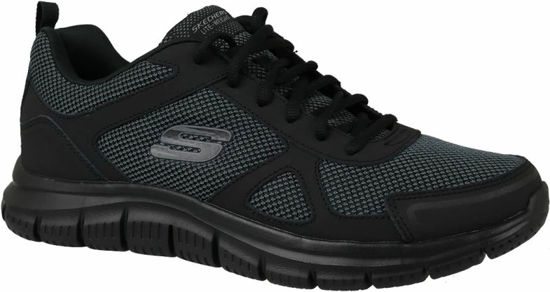 Superge Skechers Track M 52630-BBK, črne, za moške
