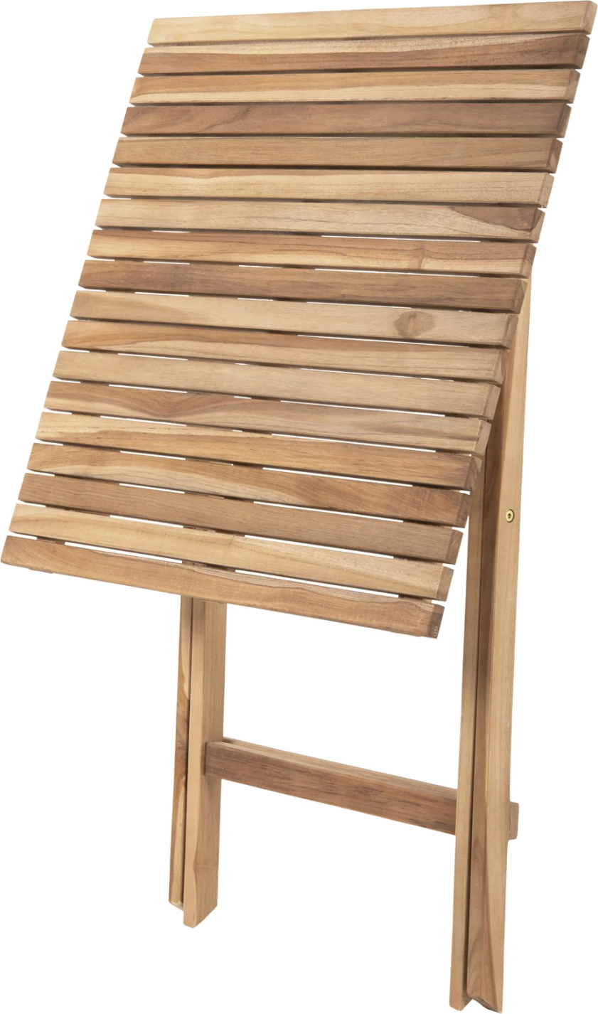 Jedilni set na prostem 3 kosi KENDYR FH9907 masiven tikov les-naravno 46x50x88,5H