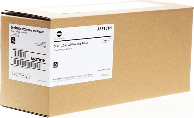 Toner kartuša, 20.000 strani, črn, Konica Minolta TNP34 / A63T01H