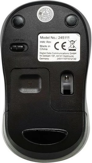 Brezžični optični miška Equip Comfort, ambidekstralna, RF, modra