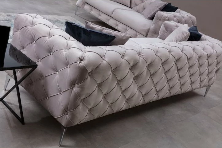 Trosed Atelier del Sofa Como, svetlo siva