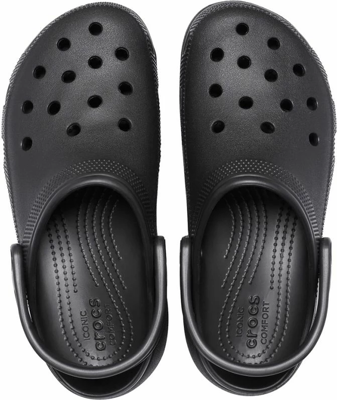 Čevlji Crocs za ženske, črni