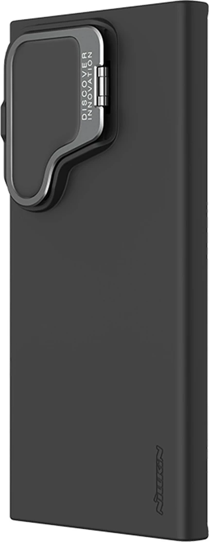 Zaščitni silikonski ovitek CamShield Silky Prop Nillkin za Samsung Galaxy S24 Ultra, črn