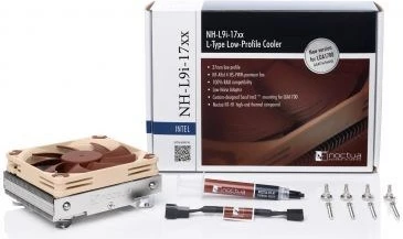 Ultra nizek CPU hladilnik Noctua Kühler NH-L9i 17xx, 9,2 cm, bronzno
