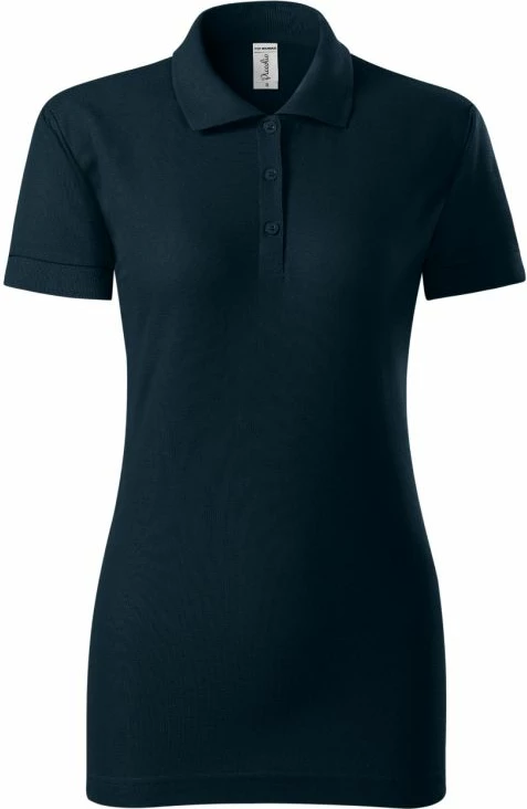Polo majica Piccolio za ženske, temno modra