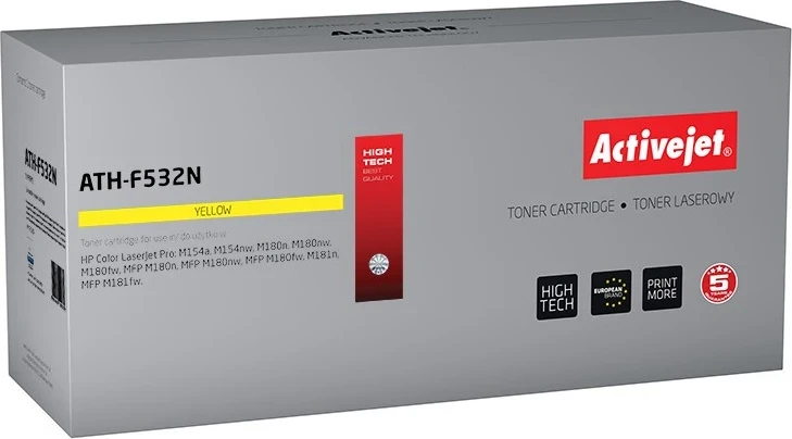 Toner združljiv s HP, Activejet ATH-F532N, za HP 205A CF532A, Supreme, 900 strani, rumena
