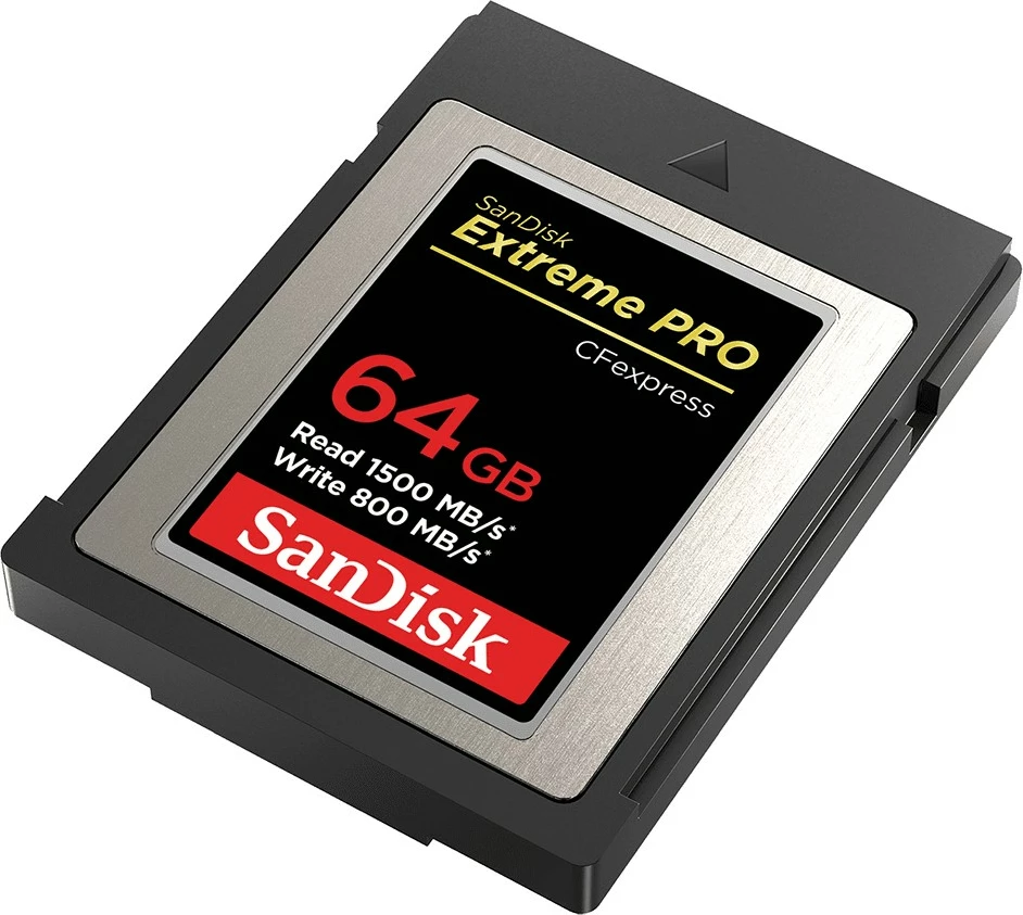 Kartica pomnilnika SanDisk Extreme Pro 64 GB CFexpress, črna