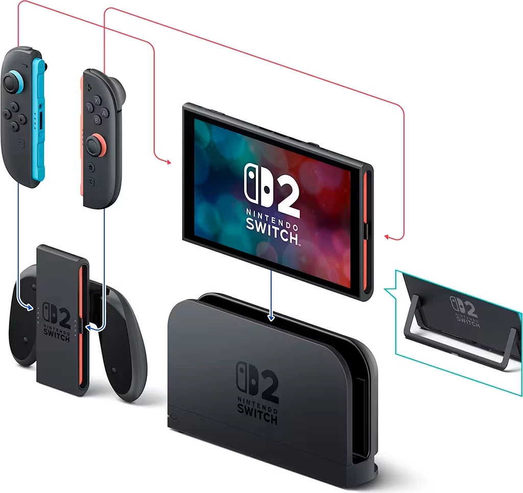 Konzola Nintendo Switch 2, 256 GB, Joy-Con 2, črna