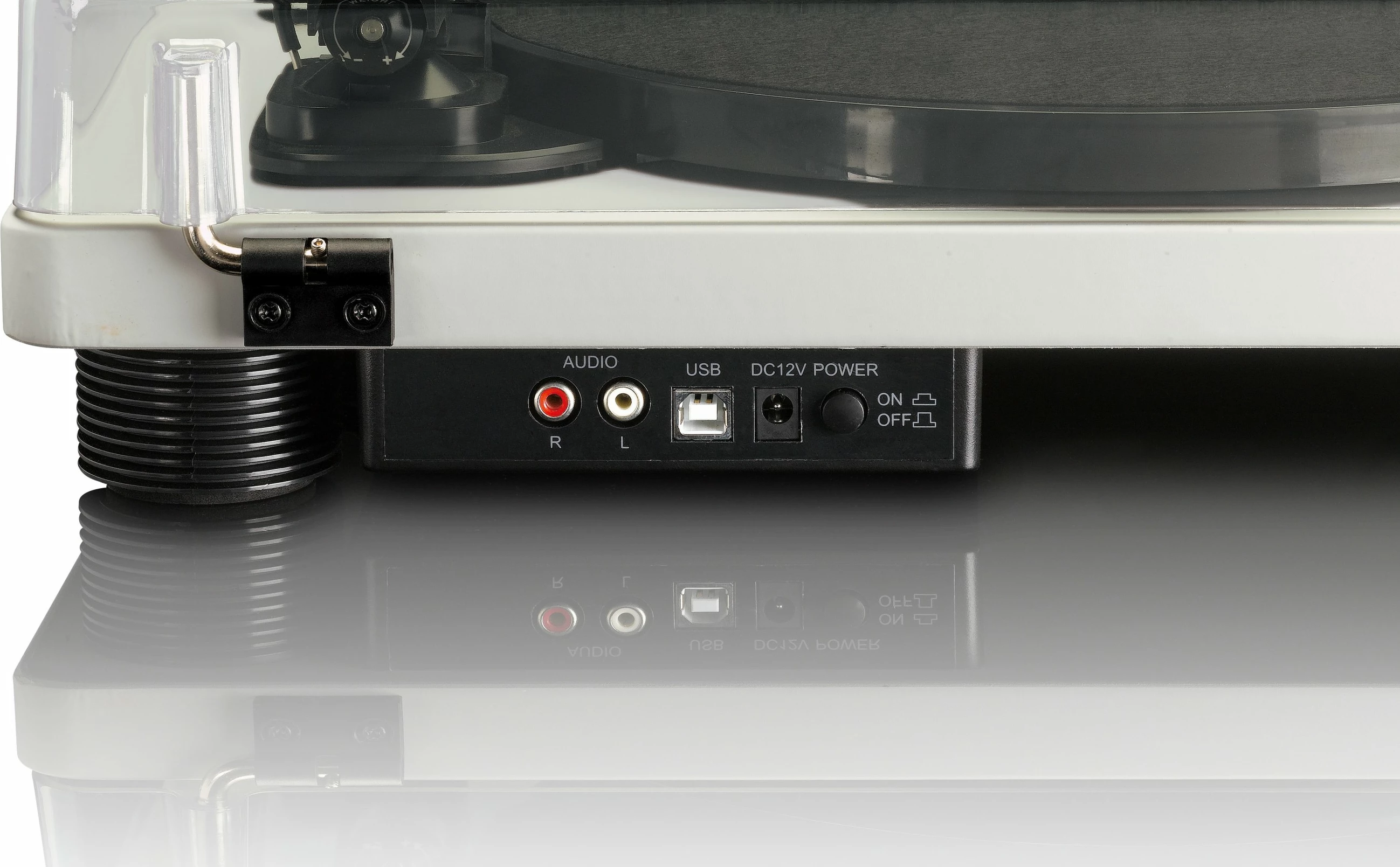 Gramofon Lenco LS-50, 2 zvočnika, USB, siva