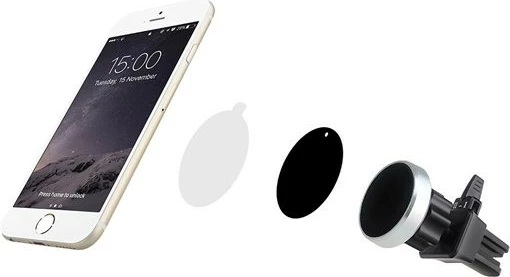 Magnetni držalec za avto YENKEE YSM 501MG, črno/srebrn