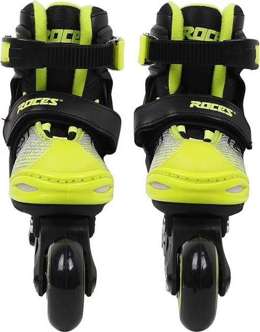 Otroški rolerji Roces, črni in zeleni